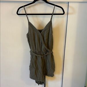 Abercrombie & Fitch Olive Jumpsuit